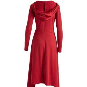 Red Hi-Low Hoodie